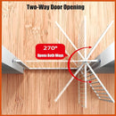 55.1 Inch Tall Baby Gate Auto Close Dog Gate Adjustable 29.92"- 43" Wide Pressure Mounted Walk Through Swing Pet Gate for Doorways (White, 29.92" - 43") by TinyTreasures Baby Boutique