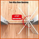 55.1 Inch Tall Baby Gate Auto Close Dog Gate Adjustable 29.92"- 48.03" Wide Pressure Mounted Walk Through Swing Pet Gate for Doorways (White, 29.92"- 48.03") by TinyTreasures Baby Boutique