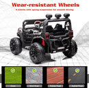 4x4 Kids Ride On Car with Remote Control, 24V Battery Powered Ride On Truck 4WD/2WD Switchable Electric Car for Kids Ride On UTV for Boys with Car Key LED Lights Music, Black… by TinyTreasures Baby Boutique