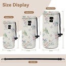 RICHEN Neoprene Water Bottle Carrier Bag with Adjustable Shoulder Strap,Insulated Water Bottle Cover for Stainless Steel/Glass/Plastic Bottles by TinyTreasures Baby Boutique