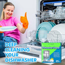 Dishwasher Cleaner and Deodorizer Tablet 25 Count, Deep Cleaning Tablet Helps Remove Limescale, Mineral Buildup and Odor, Formulated to Clean Inside all Machines by TinyTreasures Baby Boutique