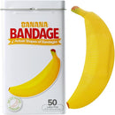 BioSwiss Bandages, Banana Shaped Self Adhesive Bandage, Latex Free Sterile Wound Care, Fun First Aid Kit Supplies for Kids, 50 Count by TinyTreasures Baby Boutique