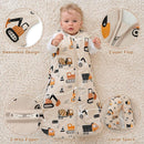Yoofoss Baby Sleep Sack 6-12 Months, 1.5 Tog Baby Wearable Blanket with 2-Way Zipper, 100% Cotton Organic Fabric Winter Infant Sleeping Sack, Warm Soft Comfy by TinyTreasures Baby Boutique