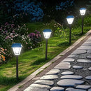 Solar Pathway Lights Outdoor 4 Pack, Upgraded 1000mAh Battery Up to 12Hrs, Solar Lights Outdoor Waterproof IP65, Warm White Landscape Light for Garden by GreenHaven Gardens
