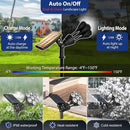 Solar Lights Outdoor Waterproof IP68, 360° Adjustable 4 Modes Solar Powered Spot Lights for Yard Garden Landscape, Bright Led Flood Lightings for Outside Wall Tree House Pathway (Cold White/2 Pack) by GreenHaven Gardens