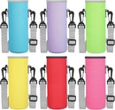 Rtteri 6 Pcs Neoprene Water Bottle Carrier Bag with Adjustable Shoulder Strap 32oz Insulator Water Bottle Cover Holder Cooler Sleeve for Stainless Steel/glass/plastic (Stylish) by TinyTreasures Baby Boutique