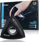Analan Mini Pet Hair Remover for Car Detailing Supplies, Carpet Dog Hair Remover for Car Interior, Triangle Dog Hair Remover for Auto Detailing, Couch, Furniture, Lint, Carpet (Jet Black) by CozyNest Decor