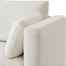 CHITA Sectional Sofa Set, Comfty Cloud Couch, FSC Certified Deep Seat Sectional Couch for Lving Room, 112 inch Width, 3 Seat Modern Modular Sofa, Linen by CozyNest Decor