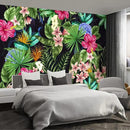 Floral Wall murals Peel and Stick Flowers Wallpaper for Bedroom Living Room - 96"x137" by CozyNest Decor