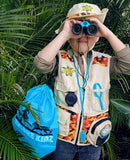 Adventure Kidz - Outdoor Exploration Kit, Children’s Toy Binoculars, Torch, Compass, Whistle, Magnifying Glass, Backpack. Great Kids Gift Set for Camping, Hiking, Educational and Pretend Play. by TinyTreasures Baby Boutique