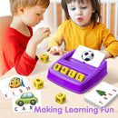 Educational Toys for 3 4 5 Year Old Girls Boys Gifts, Matching Letter Spelling Games Learning Toys for Kids 2-4 Year Olds, Christmas Birthday Gifts for 3-6 Year Old Girls Toddler Toys Age 2-4 by TinyTreasures Baby Boutique