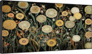 SIGNWIN 30"x60" Extra Large Framed Wall Art Whimsical Dandelion Field in Yellow and Green, Playful Botanical Print for Home Living Room Bedroom Decor (Frame Assembly Required) by CozyNest Decor