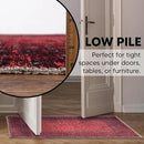 Keen Home Design 2x3 Rug - Machine Washable Entry Rug with Non-Slip Backing, Ideal for Enteryway, Kitchen, Bathroom, Laundry Room - Vintage, Easy Clean, Durable, Low Pile Rug - (2' x 3') by CozyNest Decor