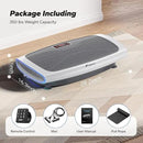 MERACH Vibration Plate Exercise Machine, 3D & 4D Vibration Plate with 2 Tension Ropes LED Display, Whole Body Vibration Platform for Women Men, Exercise Equipment for Home by CozyNest Decor