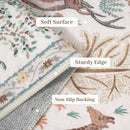OJIA Jungle 8x10 Area Rugs for Living Room Bedroom Large Washable Rugs, Thin Modern Nursery Rug Non-Shedding Kids Playroom Rug Stain Resistant Large Carpet Neutral Rugs for Kids Room Dining by CozyNest Decor