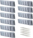 Beuta Landscape Edging | Garden Edging Border | Faux Stone Block XL for Lawn Edging, Flower Beds & Yard Edging – 10 Pack | Each Section Has 6 Blocks 48" L x 4" W x 9.5" H | 30 Spikes | Greystone by GreenHaven Gardens