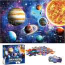 Jumbo Floor Puzzle for Kids Ages 4-8,Solar System Jigsaw Puzzles,48 Piece Space Large Puzzles for Toddler Ages 3-5,Preschool Learning Planets Toys Christmas Birthday Gift for Boys Girls by TinyTreasures Baby Boutique