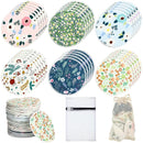 Sosation 30 Pcs Reusable Breast Pads Bamboo Nursing Pads with Wet and Laundry Bag Floral Nipple Favor Breastfeeding Mom Gift(Fresh Pattern) by TinyTreasures Baby Boutique