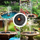3.5W Solar Fountain, Upgrade Solar Bird Bath Fountains, Water Fountain Outdoor with 4 Fixed Rods & 8 Orange Nozzles, Solar Fountain Pump for Pond, Patio,Outdoor, Garden, Pool by GreenHaven Gardens