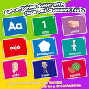 Spanish Flash Cards Toddler Bilingual Baby Cognitive Flashcards, Alphabet, Animals, Numbers, Shapes Colors, First Words, Body Parts,Emotions,Educational Toys Kindergarten Learning Activities by TinyTreasures Baby Boutique