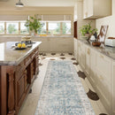 Machine Washable Rug Runners for Hallways: 2'6"x8' Kitchen Rugs Stain Resistant Non Slip Low Pile Soft Boho Carpet Runners for Hallways Bedroom Entryway Indoor Beside Bathroom Farmhouse by TinyTreasures Baby Boutique