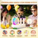 Mini Karaoke Machine for Kids Adults: Portable Bluetooth Speaker with 2 Wireless Mics for Home Party - Singing Karaoke Birthday Gift for Girls Boys 4 5 6 7 8 9 10 11 12+ Years Old Family Party by TinyTreasures Baby Boutique
