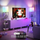 SUNMORY Floor Lamp with Shelves, Smart APP Control Standing Lamps with RGB Bulb, 4-Tier Dimmable Floor Lamps for Living Room, Tall Lamp for Bedroom, Office, Corner Display Bookshelf Lamp by CozyNest Decor