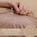 hyha Waterproof Couch Cushion Covers, Sectional Sofa Slipcovers Washable, L Shape Chaise Dog Couch Covers for Sectional Sofa, Universal Furniture Protector (1 Piece for Chaise XL, Camel) by CozyNest Decor