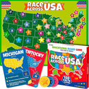 QUOKKA States of America Board Game for Kids Ages 8-12 and Families – Learn US States, Capitals, Landmarks & Fun Facts – Trivia Game with 50 Cards & Map Board – Educational Game for Classrooms or Home by TinyTreasures Baby Boutique