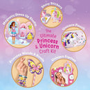 Imagimake Unicorn Craft Kit | 20+ Mess Free Activities | Bracelet Making Kit, Magnetic Board Princess Dress Up, Unicorn Stickers and More | 5,6,7,8 Year Old Girl Birthday Gift | Crafts for Girls 8-12 by TinyTreasures Baby Boutique
