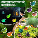 Barydat 40 Pcs Miniature Frog Figurines Luminous Mini Resin Frog Figures Model Garden Decor DIY Terrarium Craft Ornament Accessories for Moss Landscape Decoration (1.38 x 1.18 Inch) by GreenHaven Gardens