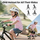 ZIFFY Kids/Toddler Bike Helmet, Adjustable, Lightweight, Safety Certified Scooter Helmet for Boys & Girls with Washable Inner Lining, 2 Sizes, 4 Colors – Fits Toddlers to Youth by TinyTreasures Baby Boutique