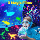 Baby Sound Machine Night Light Projector | 15 Sleeping Sounds & 3D Films | 31Colors & Remote Control | Toddler Night Light for Kids, Baby White Noise Machine, Sound Machine baby, Egg Light for Nursery by TinyTreasures Baby Boutique