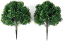 Premium 16" Diameter Artificial Japanese Boxwood Topiary – Set of 2 Faux Plants with Ground Spikes – UV-Resistant, Realistic Outdoor & Indoor Garden Décor – Weatherproof and Durable by GreenHaven Gardens