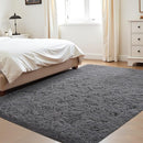 4x6 Area Rug for Living Room: Fluffy Shag Soft Washable Rugs Fuzzy Plush Indoor Carpet for Bedroom Nursery Playroom Dorm Kids Girls Boys Room (Dark Grey, 4'x6') by TinyTreasures Baby Boutique