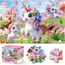 Jumbo Floor Puzzle for Kids,48 Piece Unicorn Large Jigsaw Puzzles,Puzzle for Toddler Ages 3-5,Fun Educational Preschool Learning Toy Gift for Boys & Girls Ages 4-8 by TinyTreasures Baby Boutique