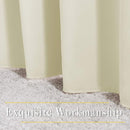 NICETOWN Room Darkening 118 inch Long Curtains, Grommet Thermal Drapes Weighted Room Divider Wide Window Treatments for Living Room, W66 x L118, Beige, 2 Panels by TinyTreasures Baby Boutique