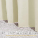 NICETOWN Room Darkening Curtains 108 inch Length - Grommet Thermal Insulated Window Treatments Solid Panels for Living Room/Bedroom/Villa, W52 x L108, 1 Pair, Beige by TinyTreasures Baby Boutique