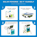 STEM 13-in-1 Solar Power Robots Creation Toy, Educational Experiment DIY Robotics Kit, Science Toy Solar Powered Building Robotics Set Age 8-12 for Boys Girls Kids Teens to Build by TinyTreasures Baby Boutique