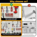 Ultrawall 2 Pcs Metal Pegboard Wall Panels, Peg Boards for Garage Tool Storage by GreenHaven Gardens