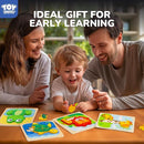 TOY Life Wooden Puzzles for Toddlers 2-4, Montessori Toys for 1 2 3 Year Old Toddler Boys Girls, Animals Jigsaw Puzzles, Educational Learning Toy Kids Puzzle, Best Gifts Toys for Baby Ages 1-3 2-4 by TinyTreasures Baby Boutique