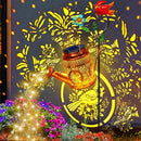 Solar Lights Outdoor Garden Decor, Cardinals Hanging Waterproof Watering Can Lights Outside Decorations for Yard Front Porch Patio Backyard Gift for Mom Grandma Women Birthday （with Shepherd Hook） by GreenHaven Gardens
