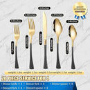 Hammered Black Gold Silverware Set,20 Piece Modern Flatware Set Service for 4,Mirror Polished Stainless Steel Cutlery Set Utensil Set Tableware Set,Kitchen Knives Fork Spoon Set,Dishwasher Safe by CozyNest Decor