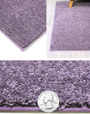 KOECKRITZ Soft and Colorful Kids Classroom Area Rugs (Passes Flammability Pill Test) Many Sizes and Bright Colors to Select from (8' x 10', Lavender) by CozyNest Decor