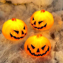 6 Pack Halloween Pumpkin Flameless Candles Battery Operated LED Tealight Candles for Home Room Decorations, Light Up Halloween Decorations Indoor for Table Party Office Fireplace by CozyNest Decor