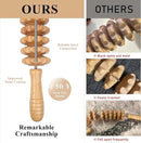 Wood Massage Roller Wood Therapy Massage Tools Body Roller Cellulite Roller Fascia Blaster Wooden Massager for Lymphatic Drainage, Maderoterapia, Pain Relief(Curved) by CozyNest Decor