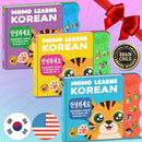 New! Learn Korean for Kids, Momo Learns Korean Vol. 1, Bilingual Korean Baby Book for Kids, Babies & Toddlers 1-3, Kids Board Book w/ Hangul, First Words & Songs, Language Toy for Preschoolers 0-3 by TinyTreasures Baby Boutique