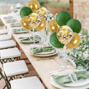 TONIFUL 4 Set Sage Green Gold Balloon Centerpieces for Table,Balloon Stand Centerpiece Table Decorations for Birthday Baby Shower Woodland Party Decorations Christmas by TinyTreasures Baby Boutique