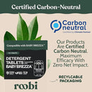 Roobi Detergent Tablets Compatible with Baby Brezza Bottle Washer Pro. Removes Milk Residue & Odor, Hypoallergenic Carbon Neutral Formula. 120 Count. by CozyNest Decor