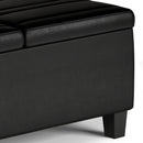 Ellis - Coffee Table Storage Ottoman Contemporary Design by HouseOfZazla